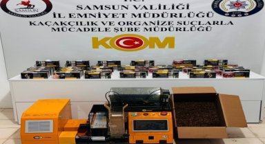 Samsun'da kaçakçılık operasyonunda 2 zanlı yakalandı