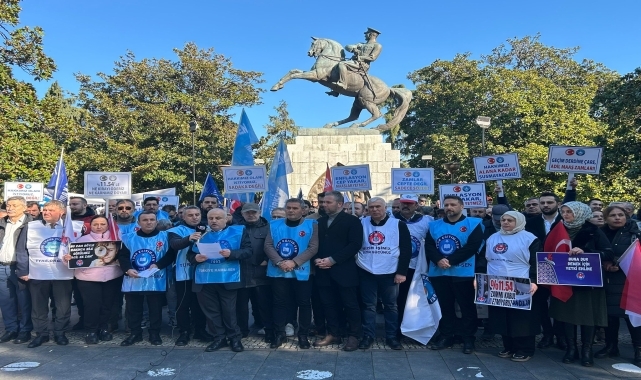 Samsun'da Kamu-Sen "ek zam ve refah payı" talebinde bulundu