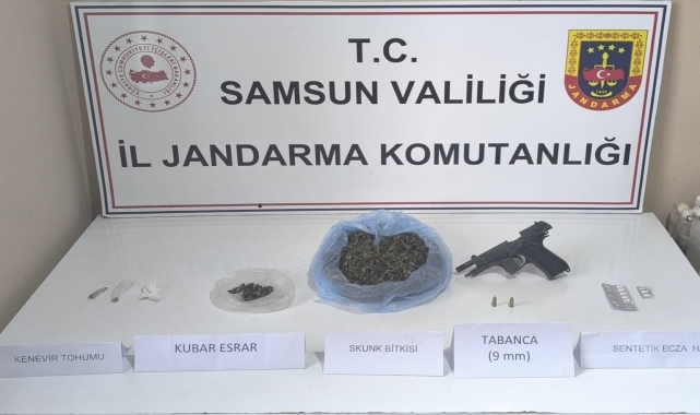 Samsun'da uyuşturucu operasyonunda 2 zanlı yakalandı