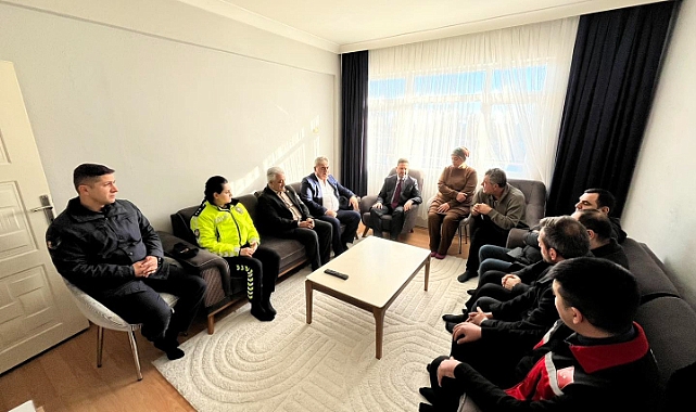 Şehit Jandarma Er Ahmet Gökkaya’nın ailesine ziyaret
