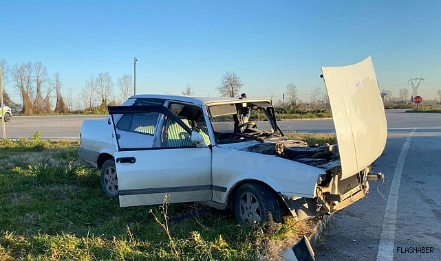 Sinop-Samsun yolunda kaza