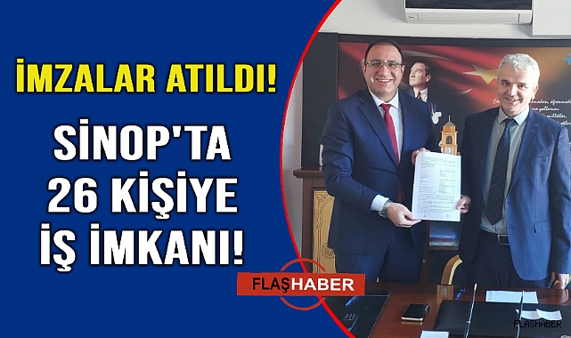 Sinop'ta 26 kişi istihdam edilecek