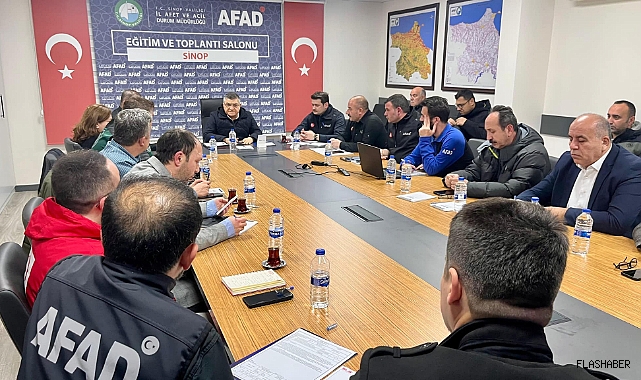 Sinop'ta acil durum toplantısı