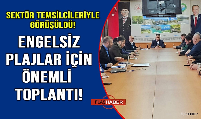 Sinop'ta "Engelsiz Plaj Kalmasın" toplantısı düzenlendi