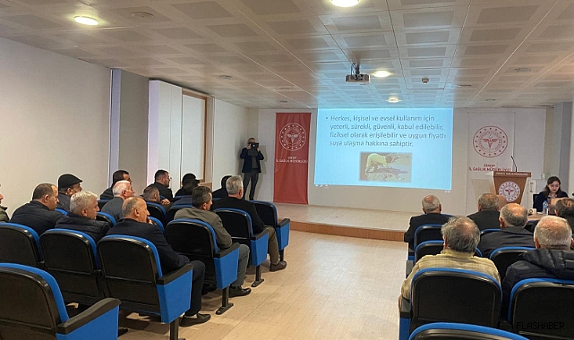 Sinop’ta muhtarlara su hijyeni eğitimi verildi