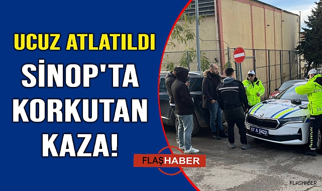 Sinop&#039;ta trafik kazası