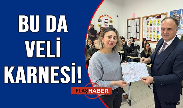 Sinop'ta veliler karne heyecanını öğrencilerden önce yaşadı
