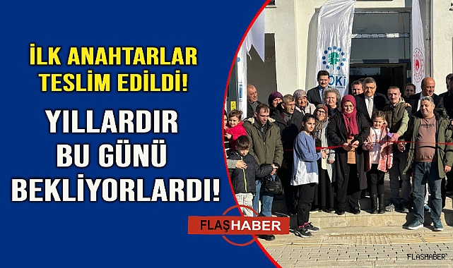 Sinop’taki TOKİ projesinin ilk anahtarları teslim edildi