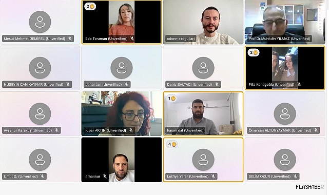 Sinop Üniversitesi mezunları çevrimiçi etkinlikte bir araya geldi