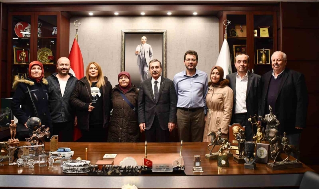 Sırma ailesinden Başkan Ataç'a teşekkür ziyareti