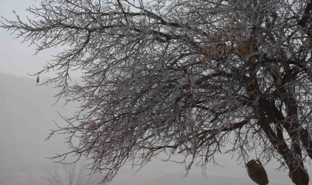 Sisli Kapadokya havadan görüntülendi
