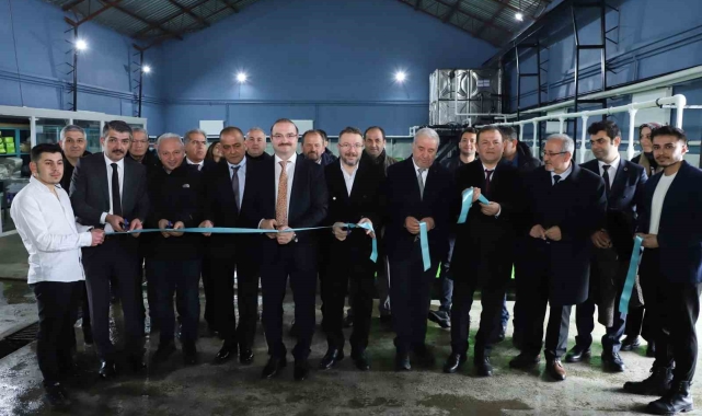Su ürünleri fakültesi alabalık üretim tesisi, yenilenen yüzüyle hizmete açıldı