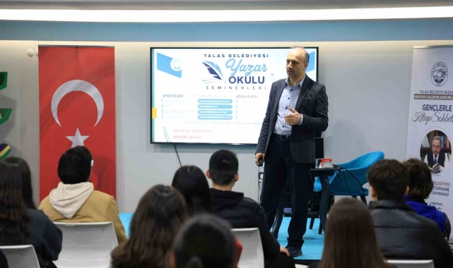 Talas'ın yazar okulunda bu hafta konu 'söyleşi' oldu