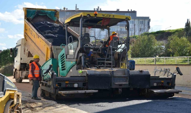 Tarihi projede asfalt çalışmaları hız kazandı