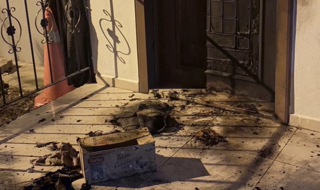 Tarsus'ta muhtarlık binasına saldırı