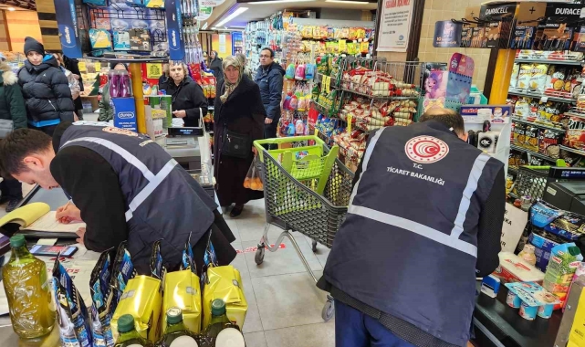Ticaret İl Müdürlüğü ekiplerince 1 ayda 413 bin 600 TL ceza kesildi