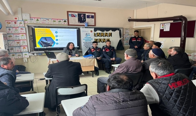 TOGÜ ve jandarma iş birliğiyle kırsalda finansal okuryazarlık eğitimi veriliyor