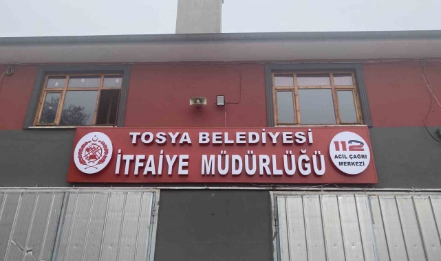 Tosya itfaiyesi bir yılda 31 bina yangınına müdahale etti