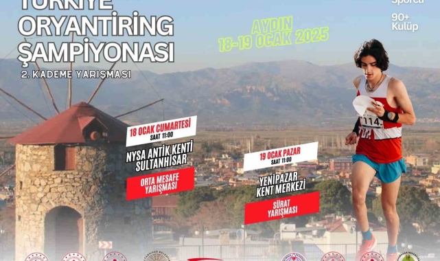 Türkiye Oryantiring Şampiyonası Aydın'da yapılacak