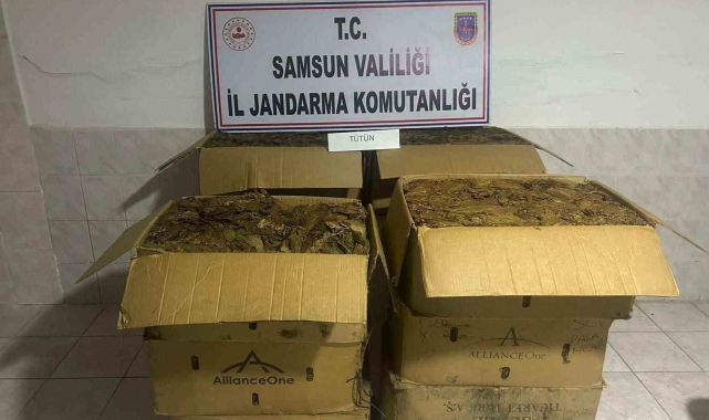 Tütün hırsızı jandarma tarafından yakalandı