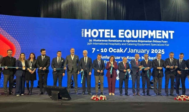 Uluslararası Konaklama ve Ağırlama Ekipmanları İhtisas Fuarı Antalya'da açıldı