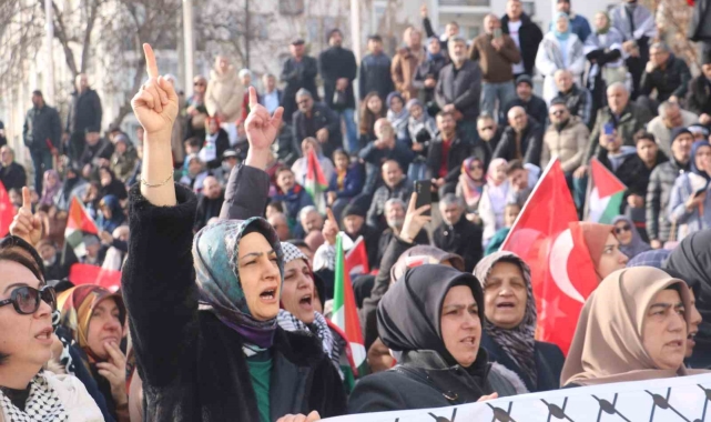 Üniversite öğrencilerinden Filistin'e destek