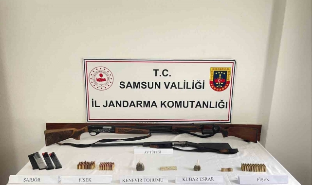Uyuşturucu ve silahla yakalandı