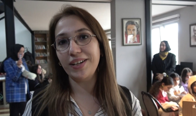 Yazar Nur Dombaycı Tavşanlı'da çocuklarla buluştu