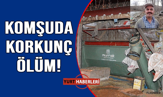Yem karma makinesine kapılıp can verdi