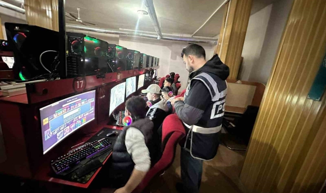 Yozgat'ta internet kafe ve oyun salonları denetlendi