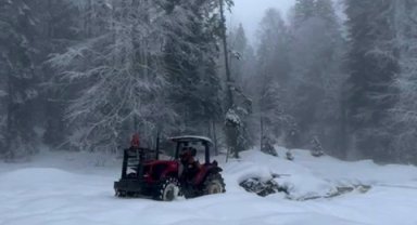 Yüksek kesimlerde kar kalınlığı 50 santimetreyi buldu