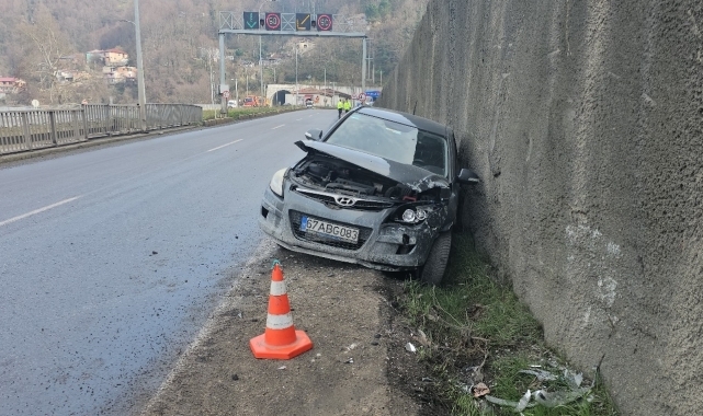 Zonguldak'taki trafik kazalarında 3 kişi yaralandı