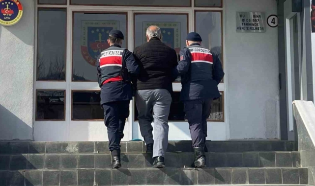 10 yıl 10 ay hapis cezası ile aranan şahıs jandarma tarafından yakalandı