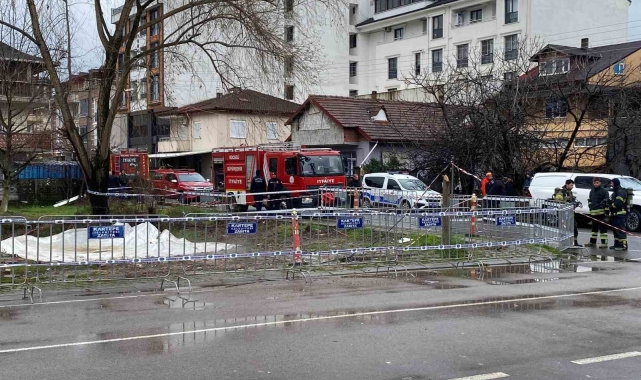 26 saattir süren yangın, numune alınması için söndürüldü