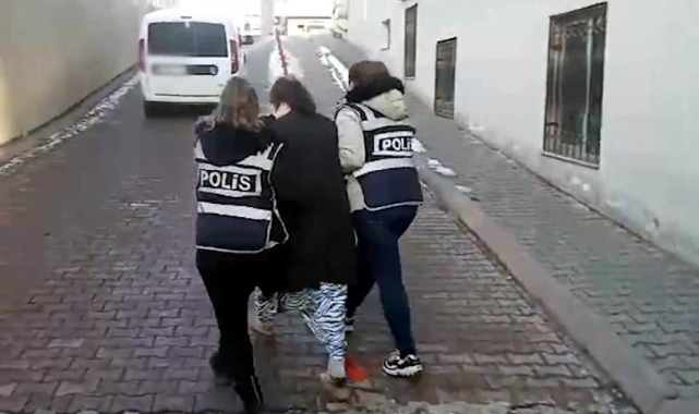 5 ilde 17 suç dosyasıyla aranan kadın yakalandı