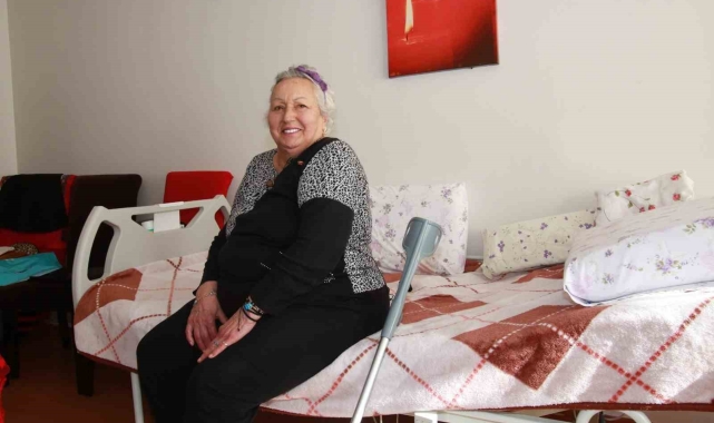 78 yaşındaki Hesna teyzenin hayatı kolaylaştırıldı