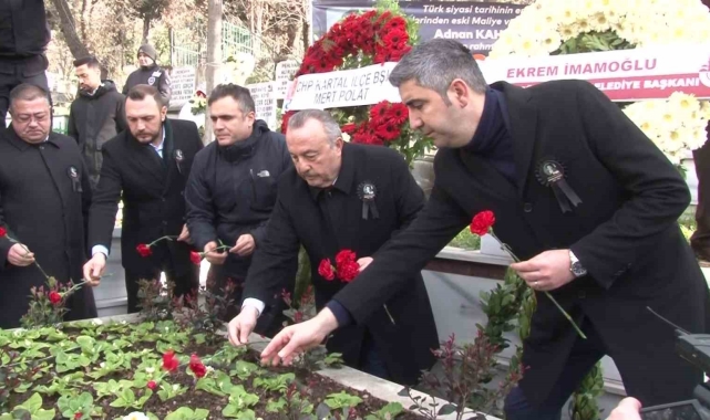 Adnan Kahveci, ölümünün 32. yıl dönümünde Kartal'da anıldı