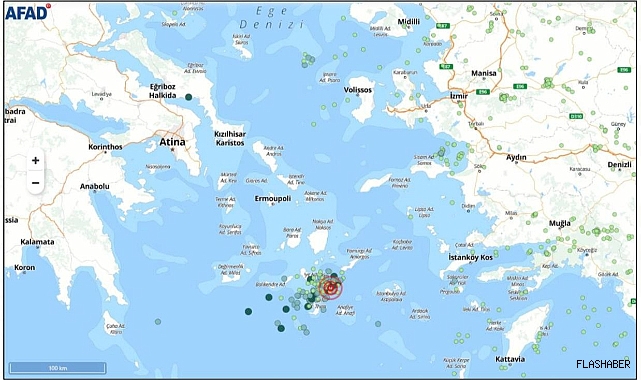 AFAD'dan Ege Denizi'nde yoğunlaşan depremlere dair açıklama