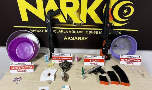 Aksaray'da uyuşturucu operasyonuna 7 tutuklama