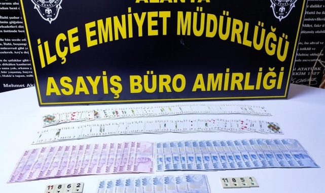 Alanya'da kumar baskınına 92 bin 470 TL para cezası