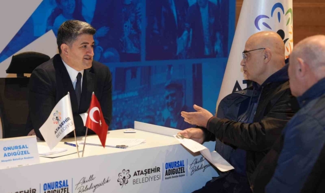 Ataşehir'de 'Halk Buluşmaları' başladı: Başkan Adıgüzel vatandaşlarla bir araya geldi