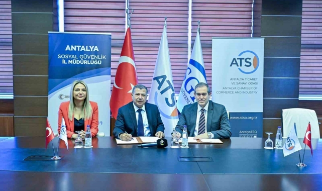 ATSO VE SGK Antalya arasında rehberlik ve iş birliği protokolü imzalandı