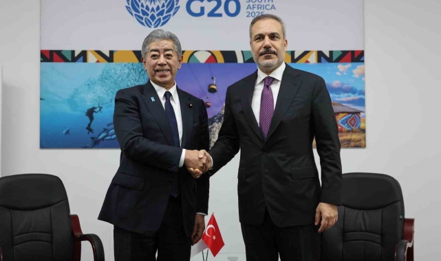 Bakan Fidan, Japon mevkidaşı Iwaya ile görüştü