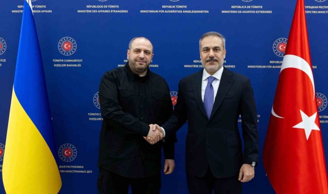 Bakan Fidan, Ukrayna Savunma Bakanı Umerov ile görüştü