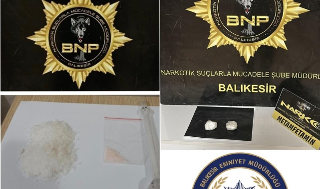 Balıkesir'de uyuşturucu operasyonu: 4 gözaltı
