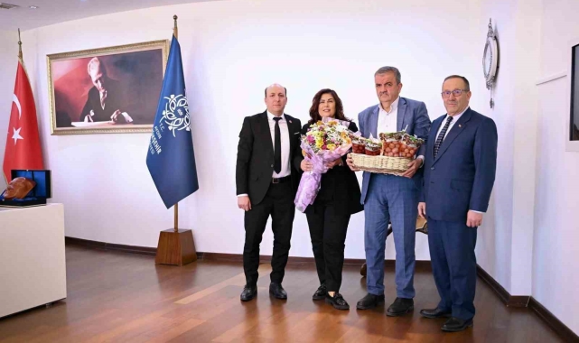 Başkan Çerçioğlu ATB Başkan Yardımcısı Ülgen ve Muhtar Kuruş'u ağırladı