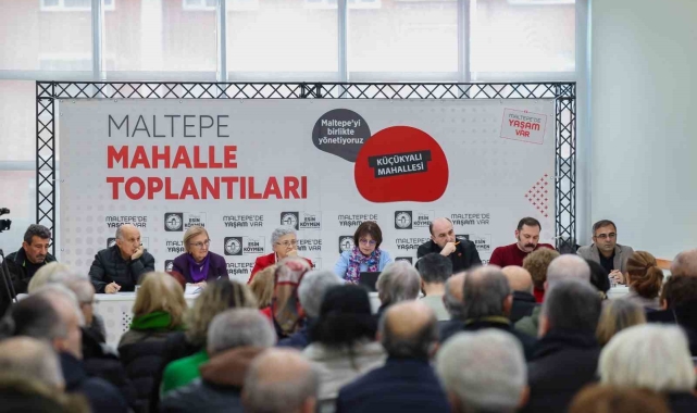 Başkan Köymen, Küçükyalı sakinleriyle buluştu