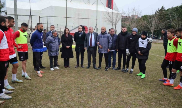 Başkan Yalım'dan Uşakspor sporcularına ziyaret
