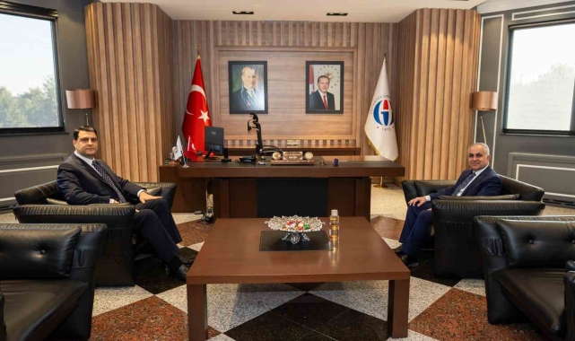 Başkan Yılmaz'dan Doğan ve Türkçüoğlu'na hayırlı olsun ziyareti
