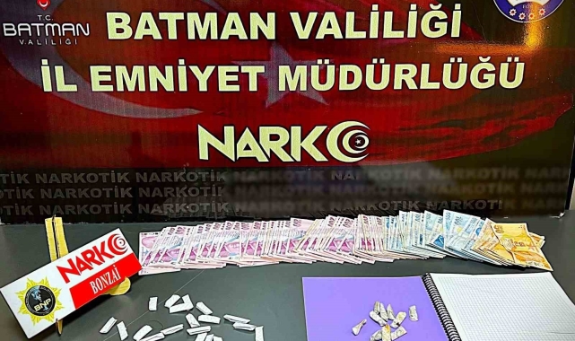Batman'da üzerinden 41 parça uyuşturucu çıkan şüpheli tutuklandı